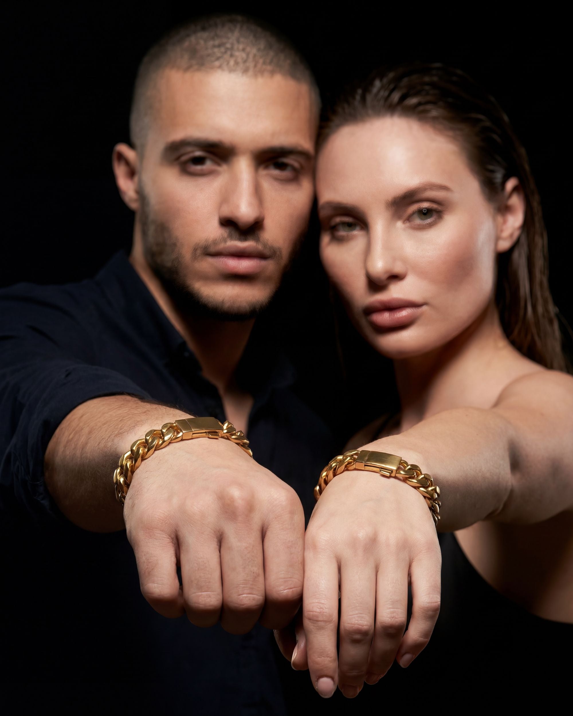 Cuban Link Chain Bracelet, Stainless Steel