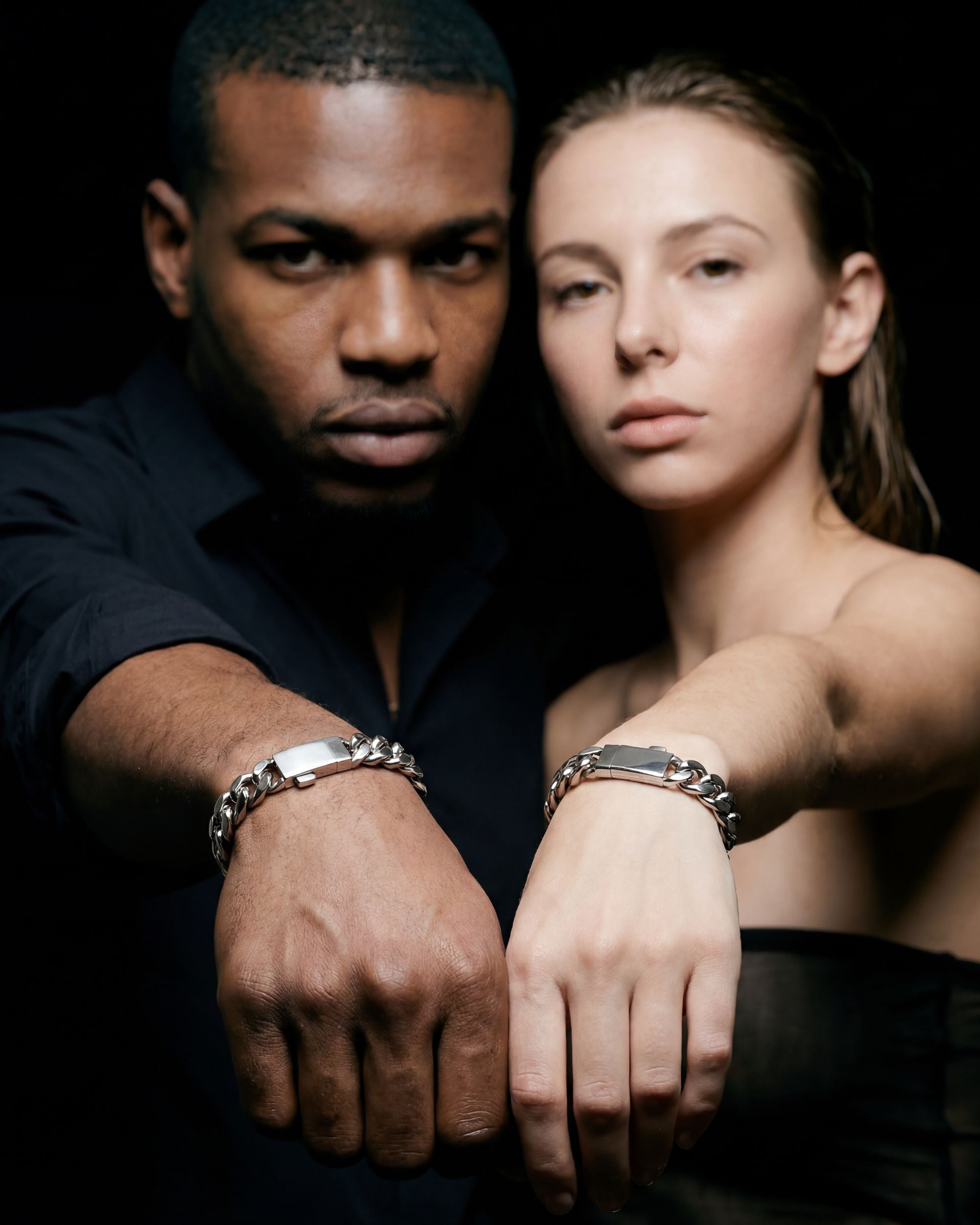 Cuban Link Chain Bracelet, Stainless Steel