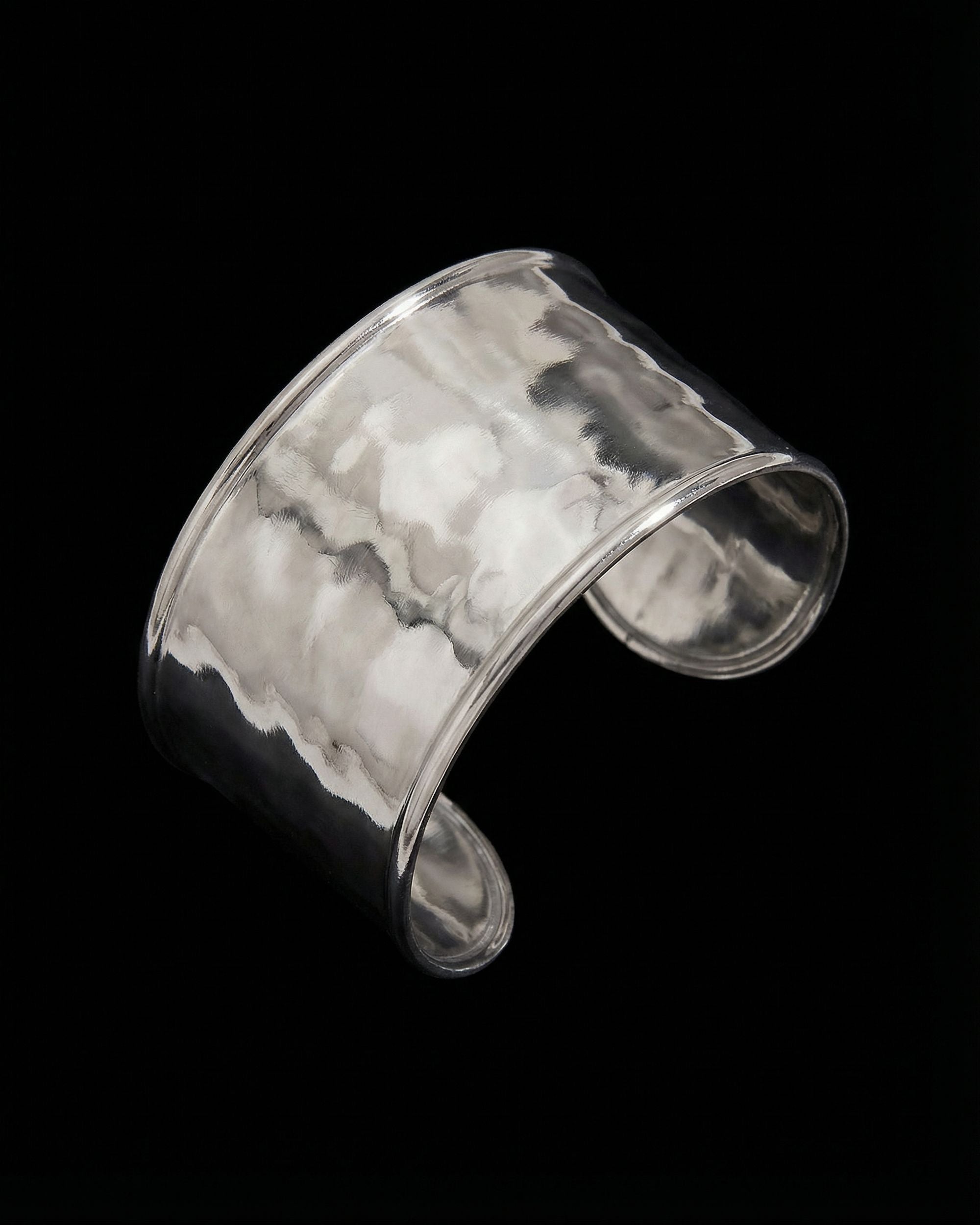 Liquid Metal Wide Cuff Bracelet, Unglaz Bracelet