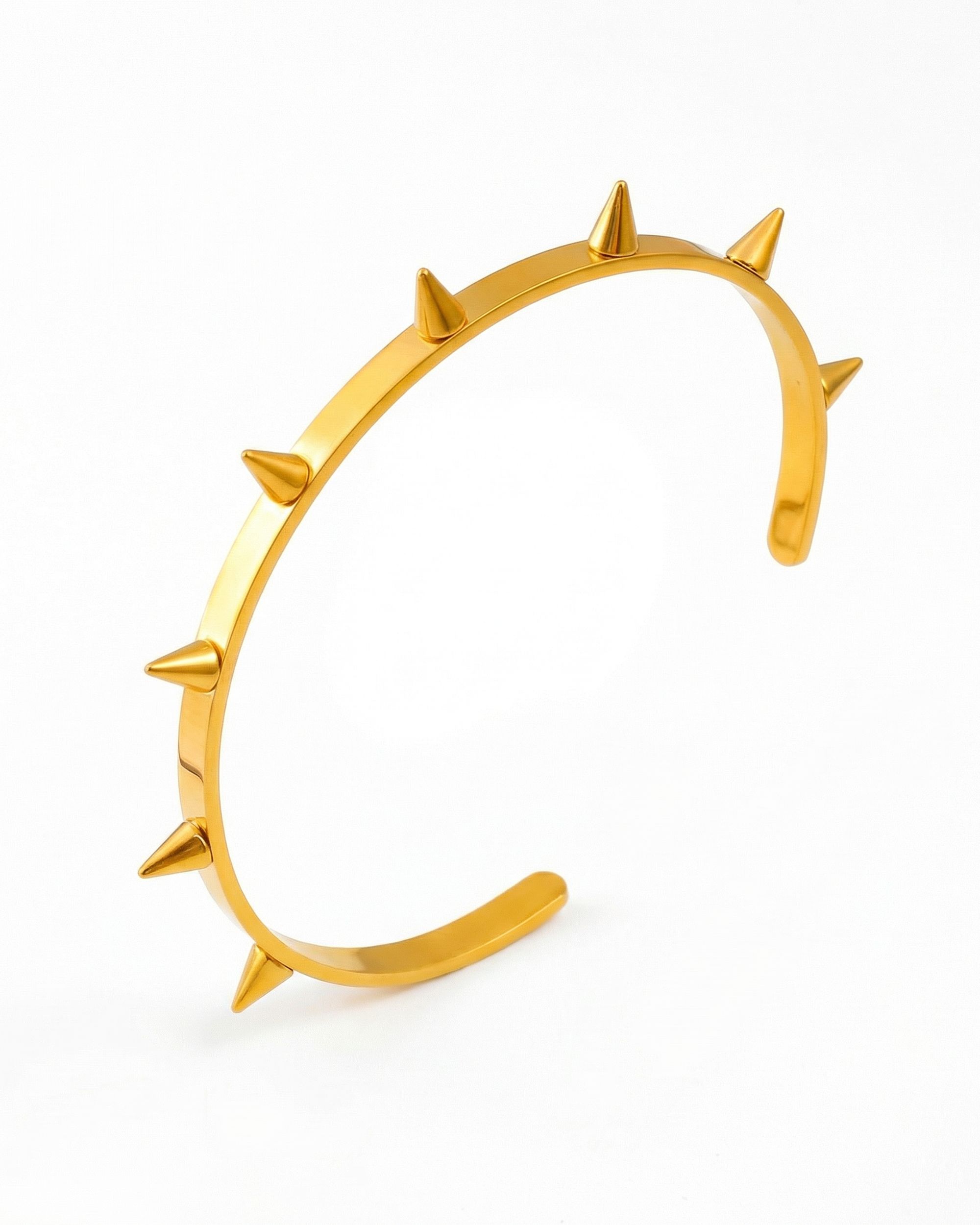 Spike Cuff Bracelet, Gold