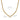 Gold beaded necklace with round bead design and measurement annotations displayed on a white background.