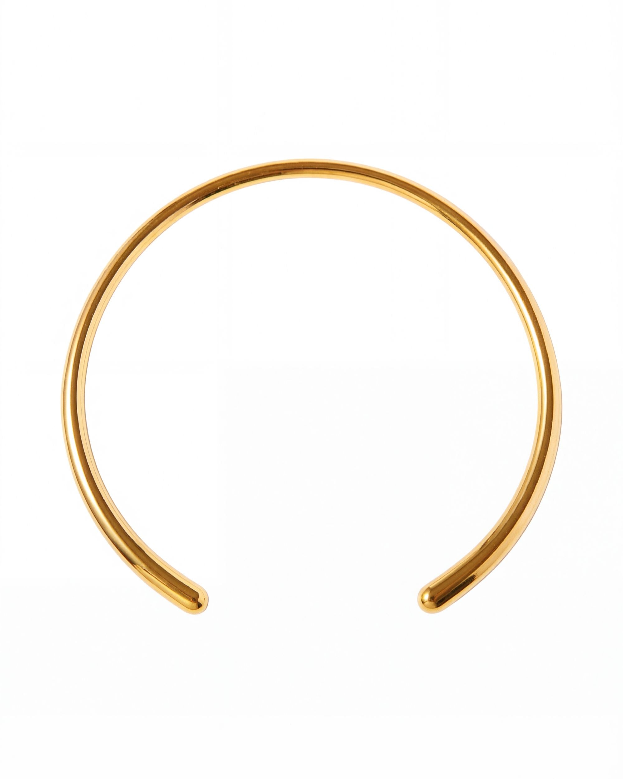 Arc Torque Collar Necklace, Gold