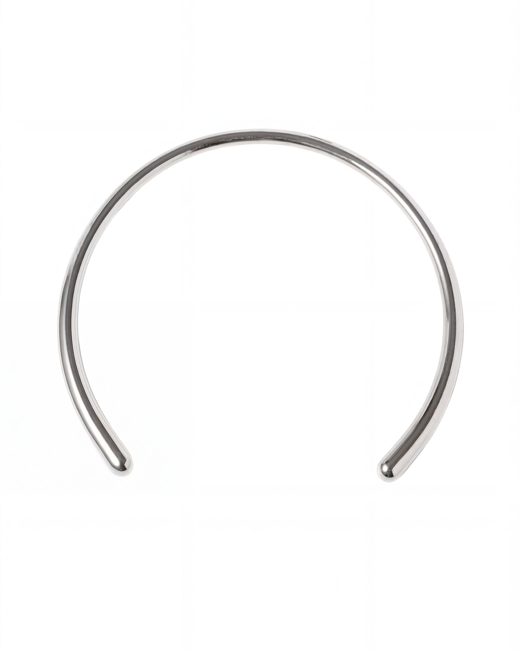 Arc Torque Collar Necklace, Silver