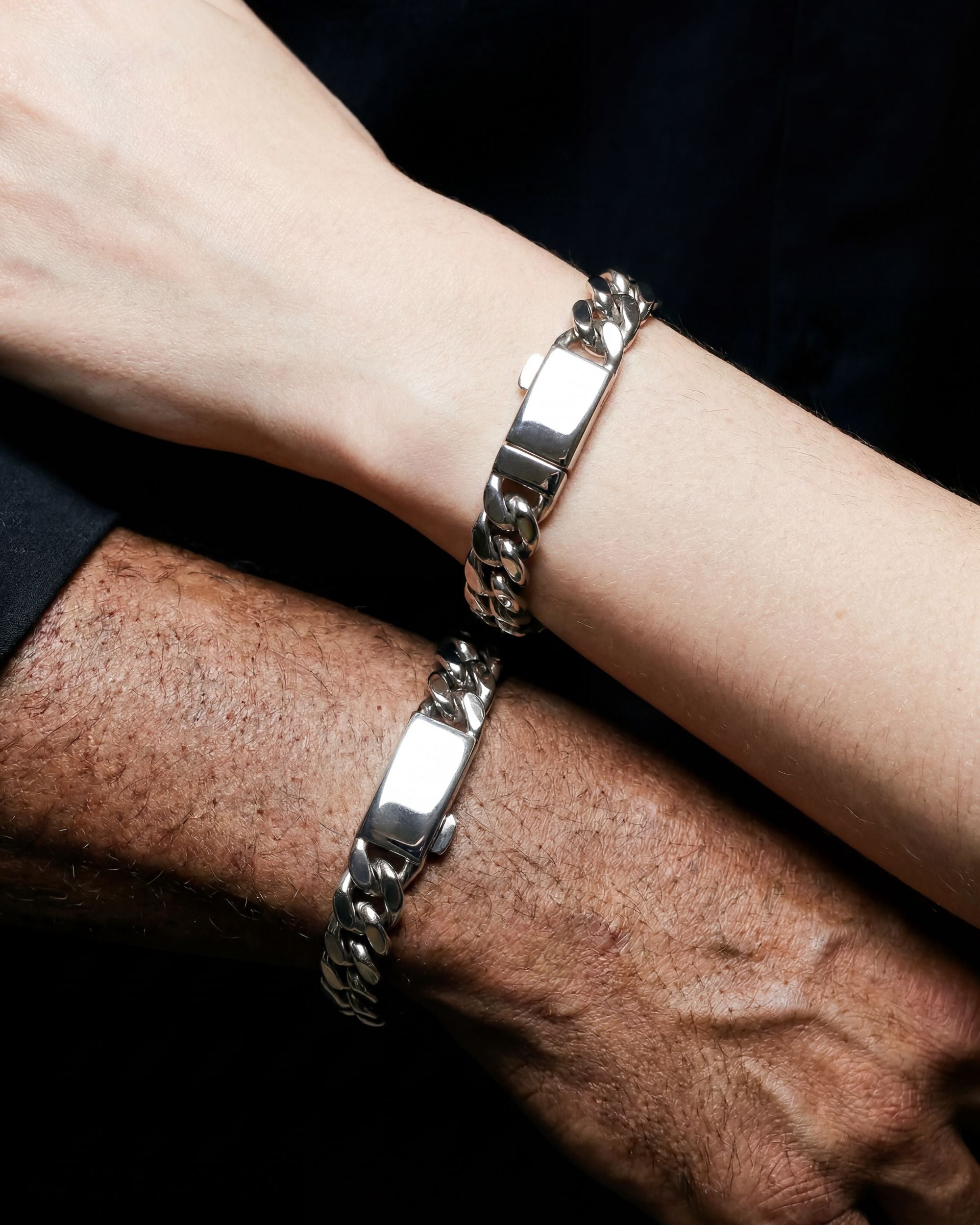 Cuban Link Chain Bracelet - Silver