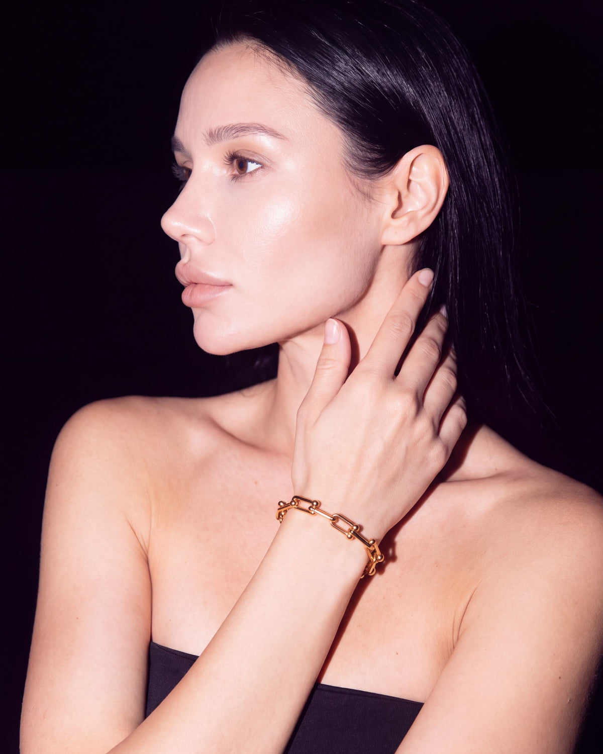 U-Link Chain Bracelet - Gold