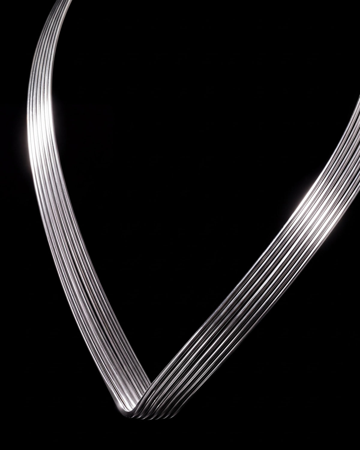 Multi-Wire V Collar Necklace, Unglaz Jewelry