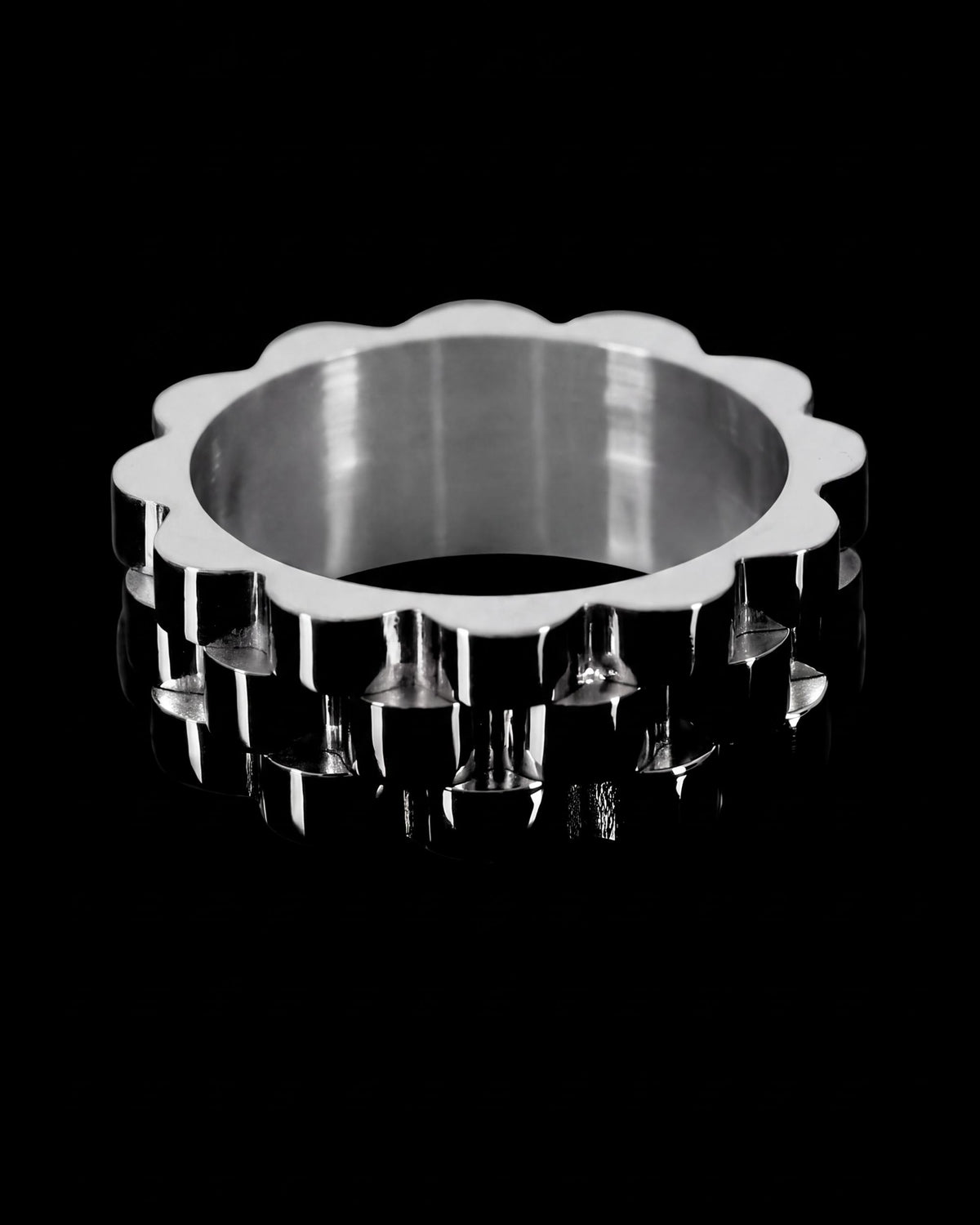 Strap Link Ring - Silver