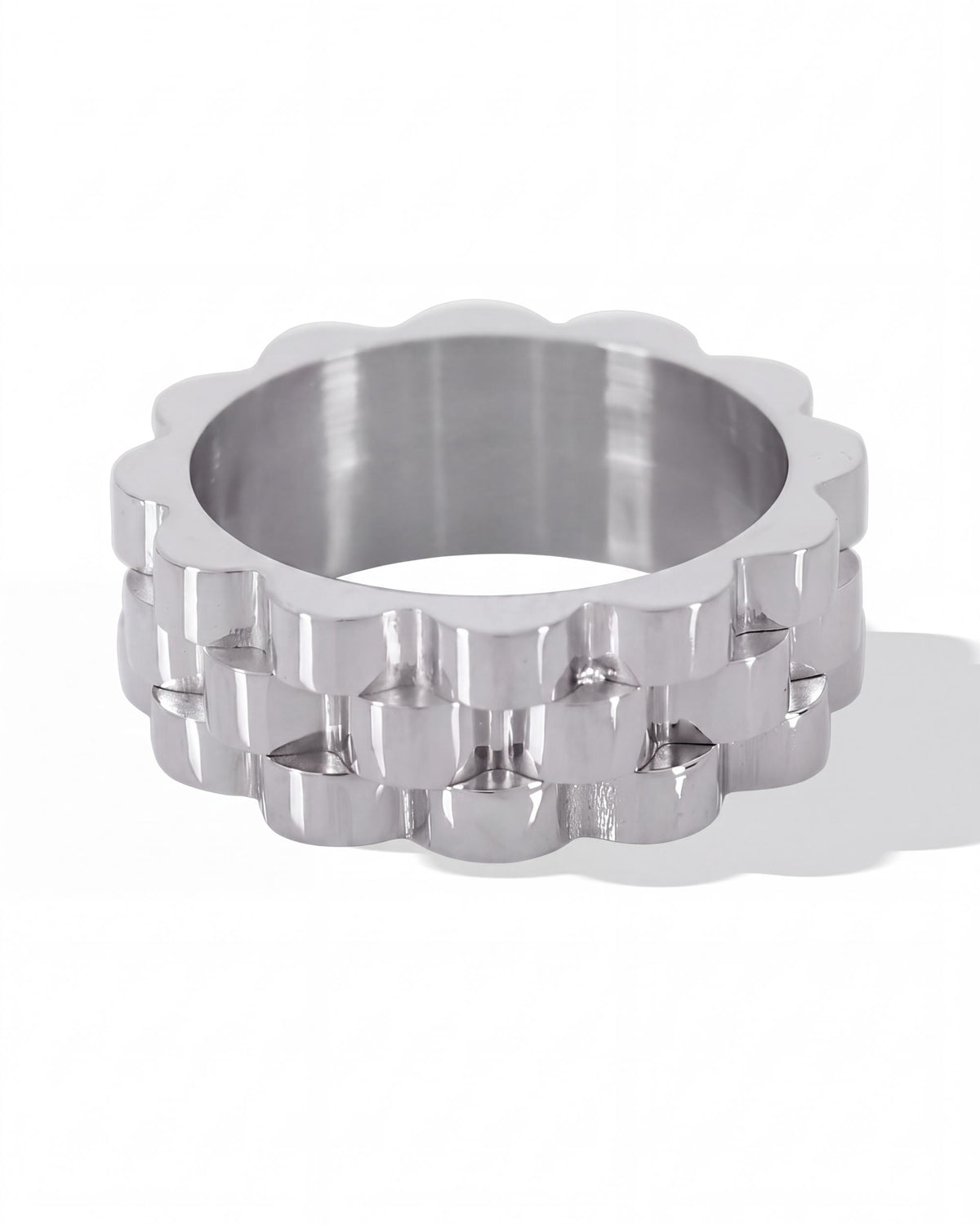 Strap Link Ring - Silver
