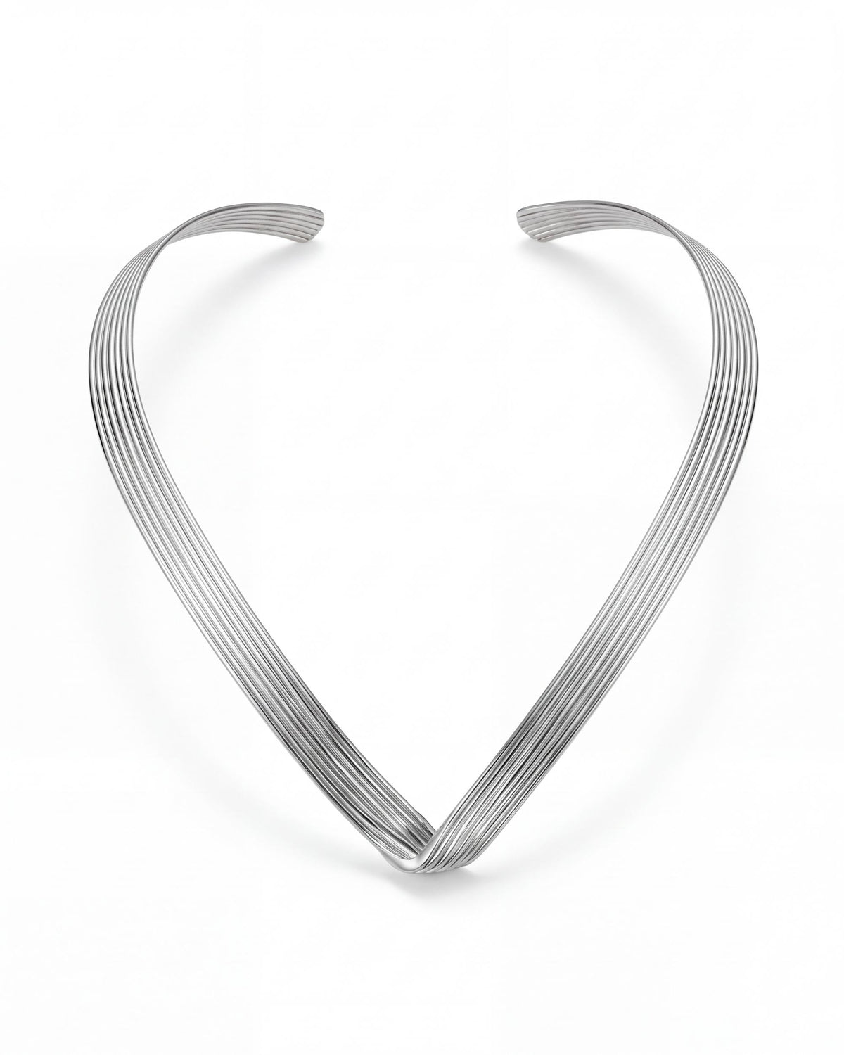 Multi-Wire V Collar Necklace, Unglaz Jewelry