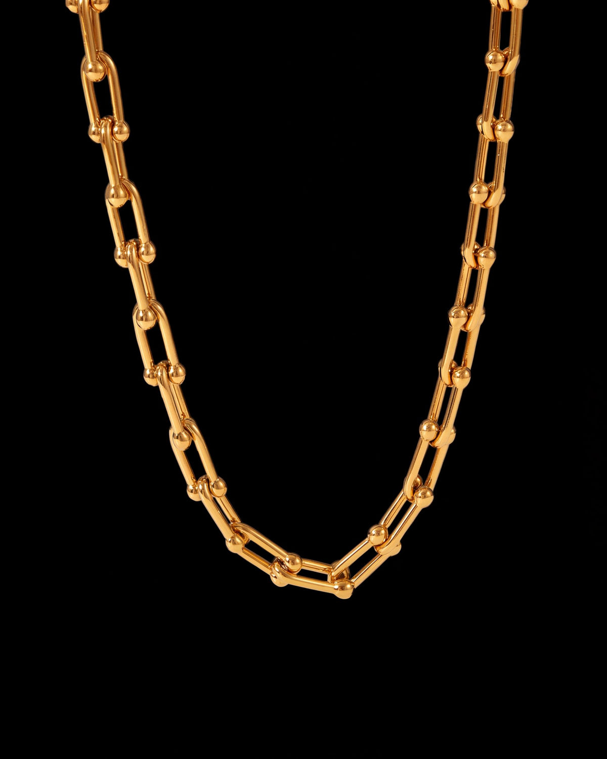 U-Link Chain Necklace - Gold
