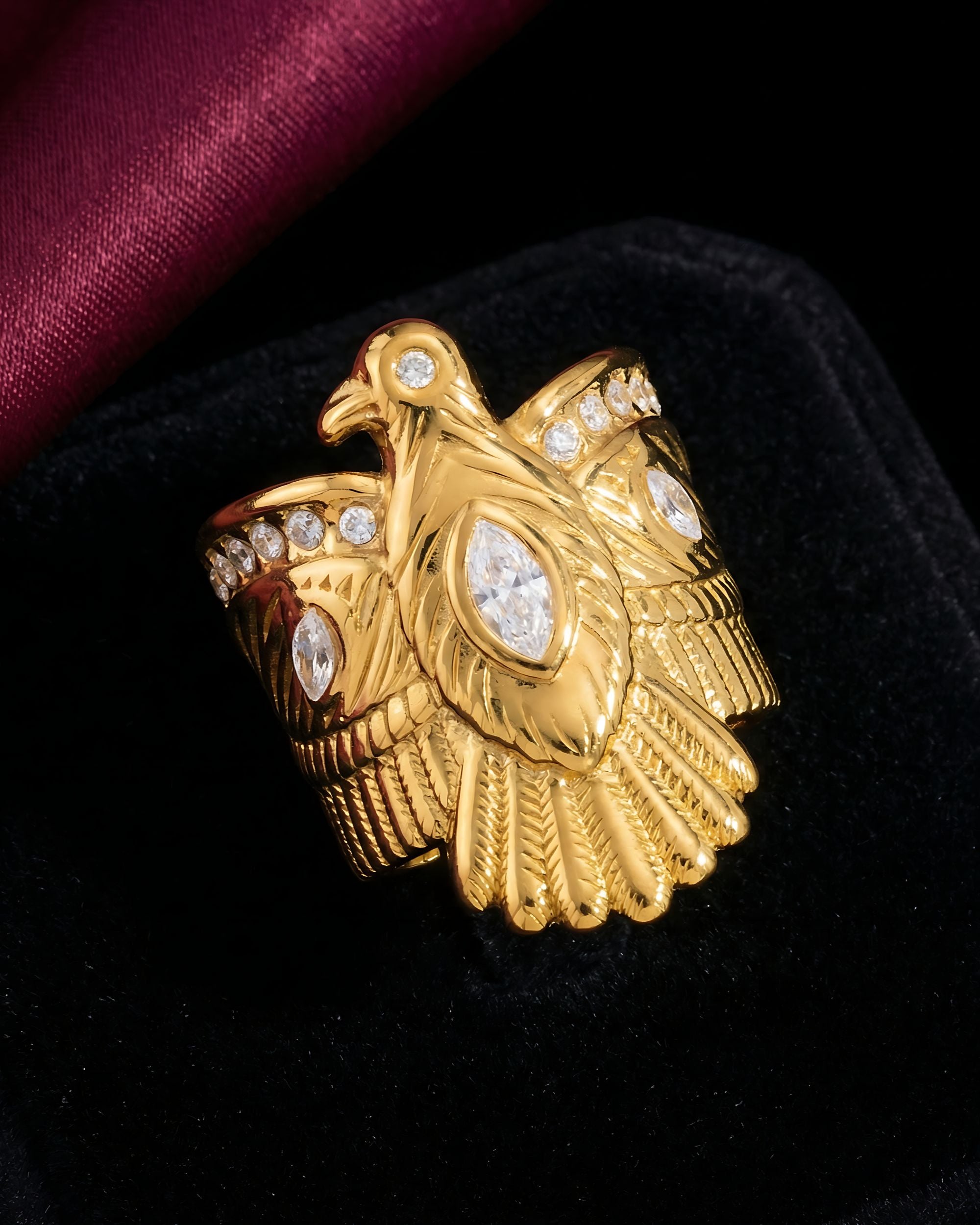 Eagle Statement Ring, Unglaz Jewelry