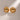Golden Halo Stud Earrings