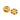 Golden Halo Stud Earrings
