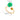 Gold and green floral earring with measurements and product details on a white background