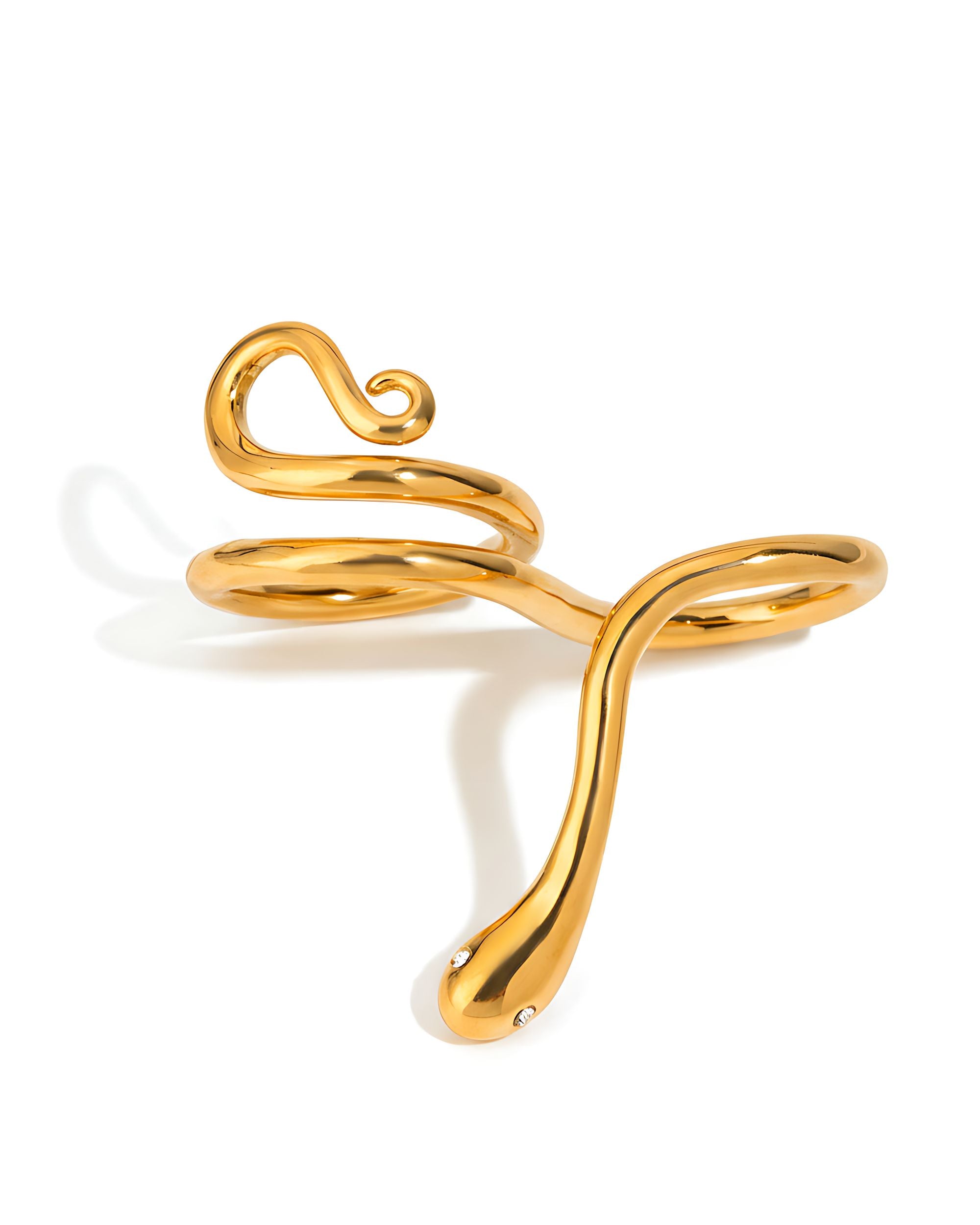 Serpent Multi-Finger Ring, Gold