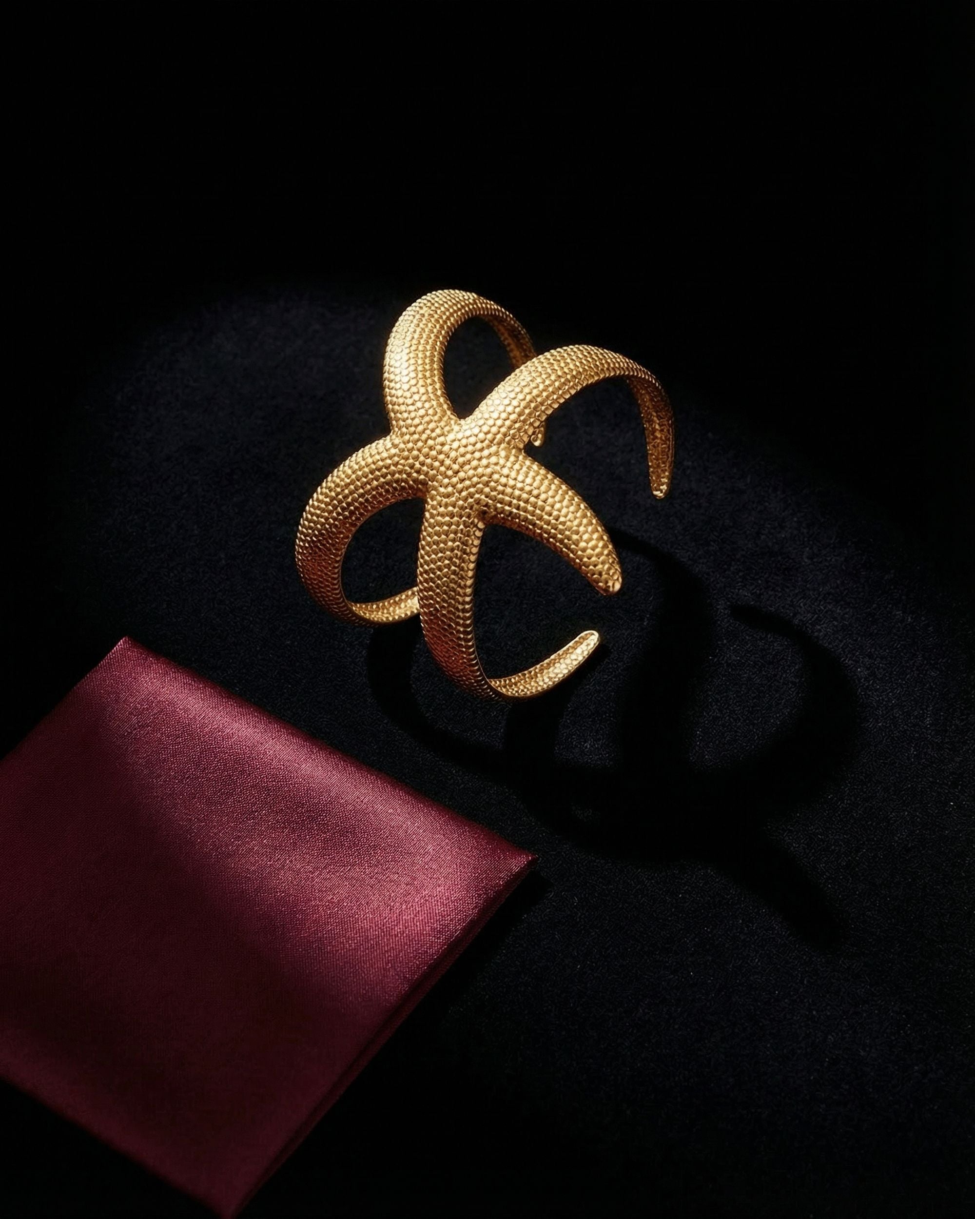 Starfish Cross Cuff Bracelet, Unglaz Jewelry
