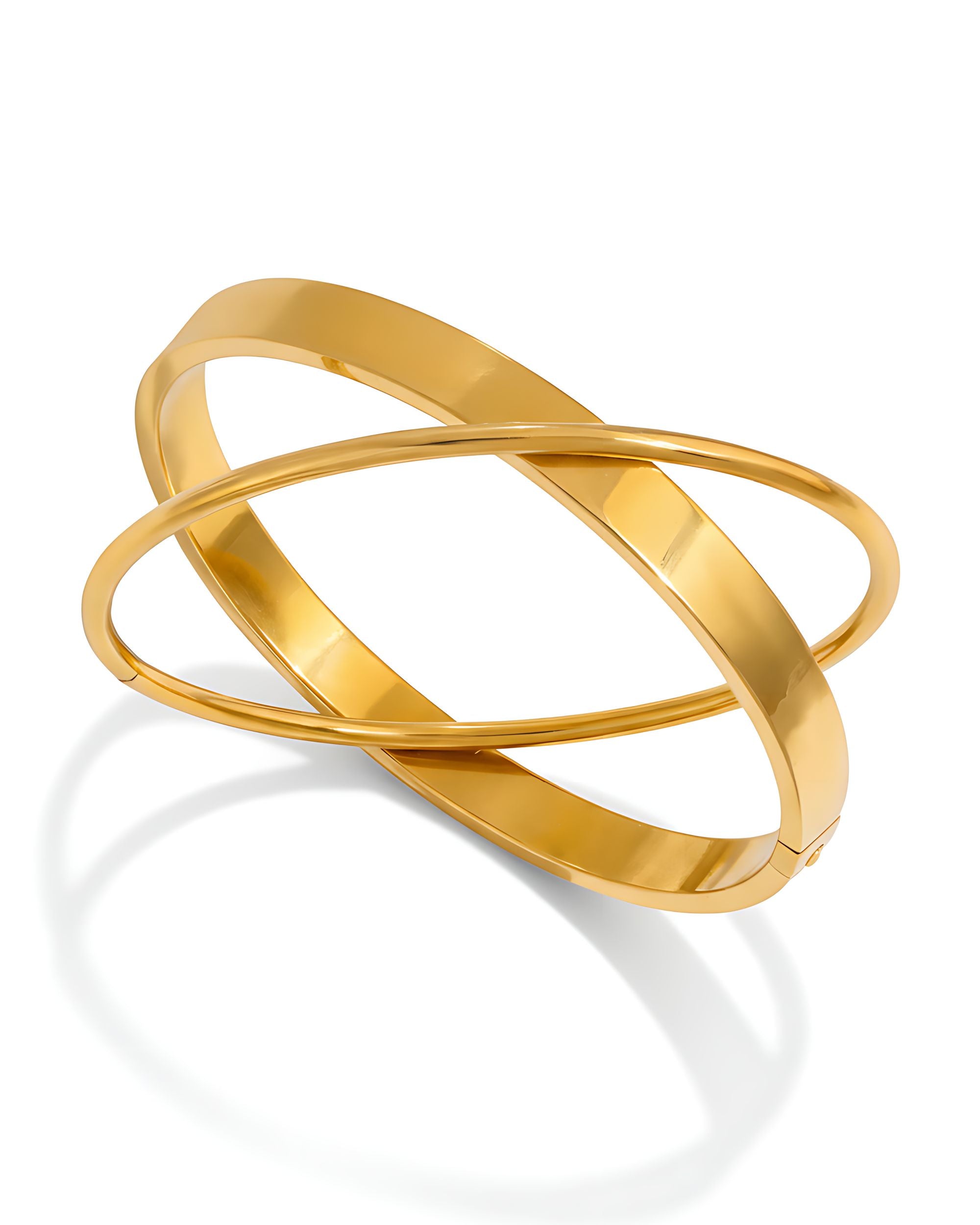 Twin Bangles, Gold